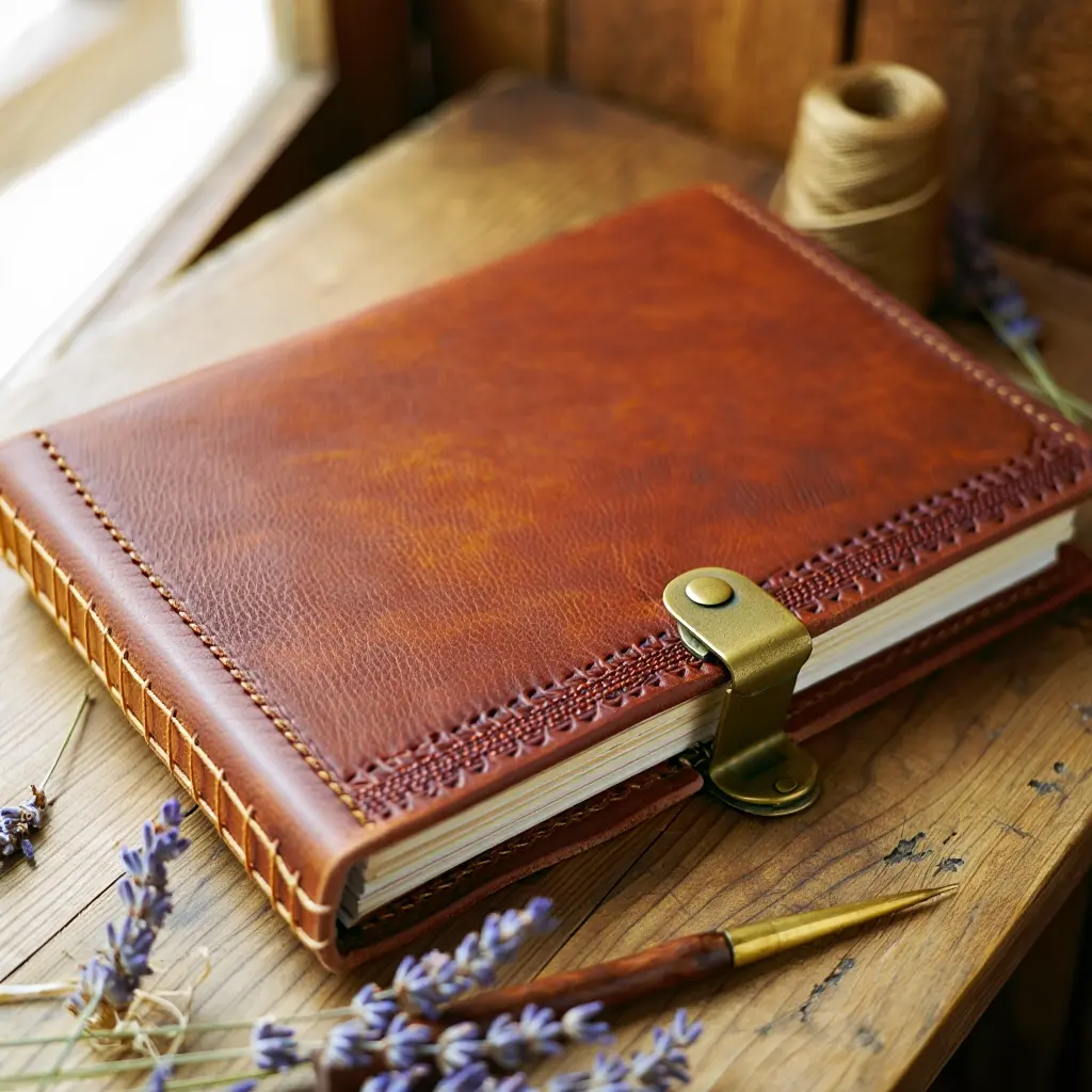 Utvalg av ferdige fotoalbum i ulike stiler